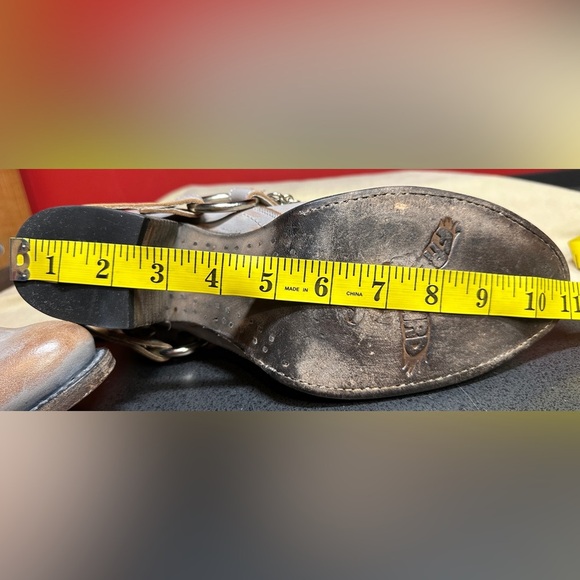 Freebird by Steven Mystic Leather Ankle Western Boots Smoke Gray Women’s Sz 11 - Picture 12 of 16